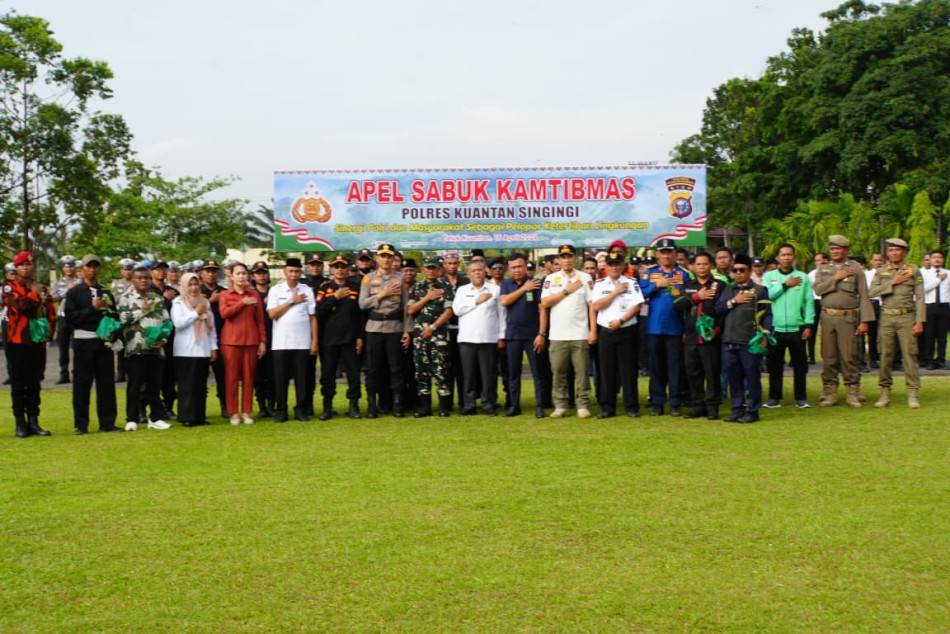 Apel Sabuk Kamtibmas, Pemkab Kuansing-Polri Tegaskan Komitmen Jaga Stabilitas Daerah