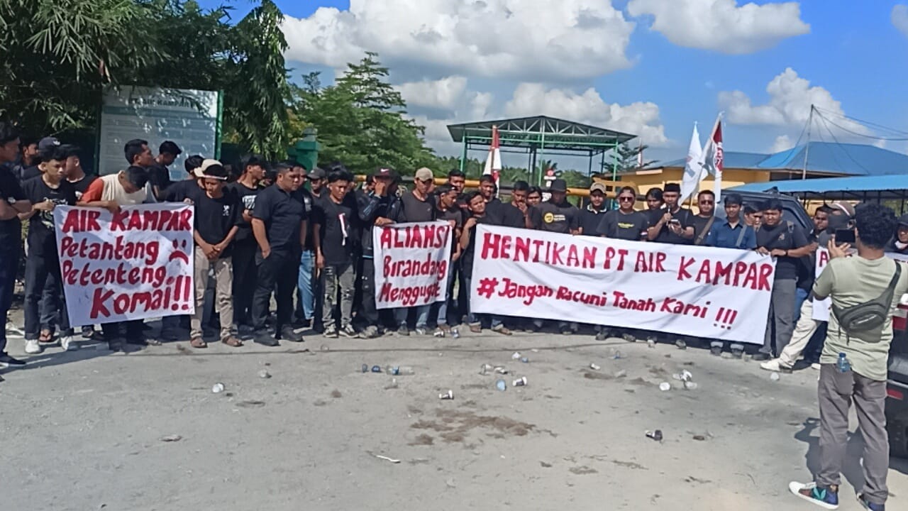 PT. Air Kampar Dituding Cemari Lingkungan, Pemuda Bangkit Melawan!