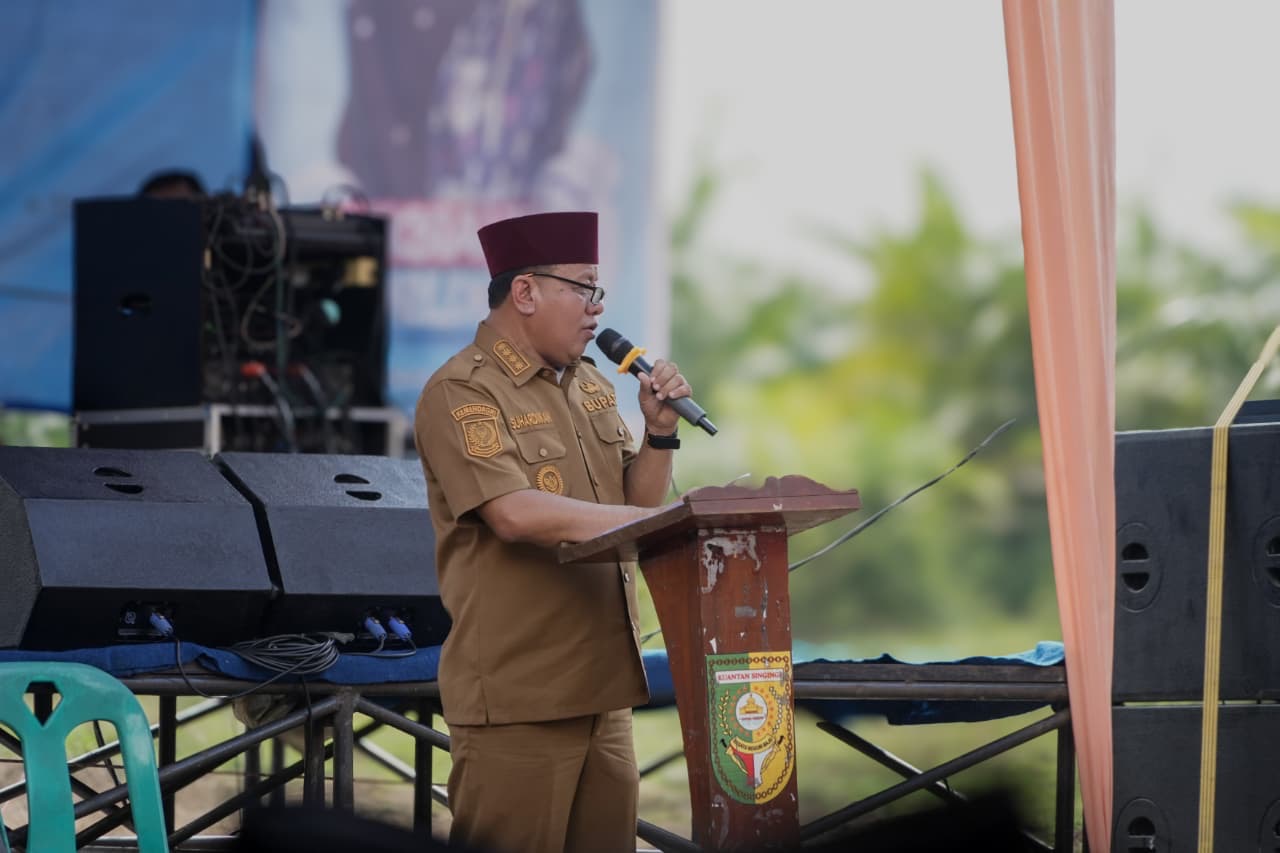 Bupati Kuansing Dorong Pertanian Terintegrasi di Pangean, Targetkan Swasembada Pangan